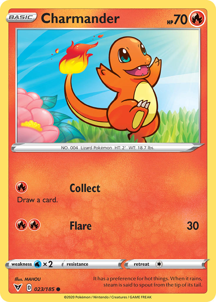 Charmander (023/185) [Sword & Shield: Vivid Voltage] | Odin's Place