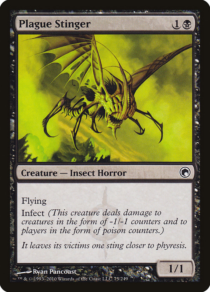Plague Stinger (75) [Scars of Mirrodin] | Odin's Place