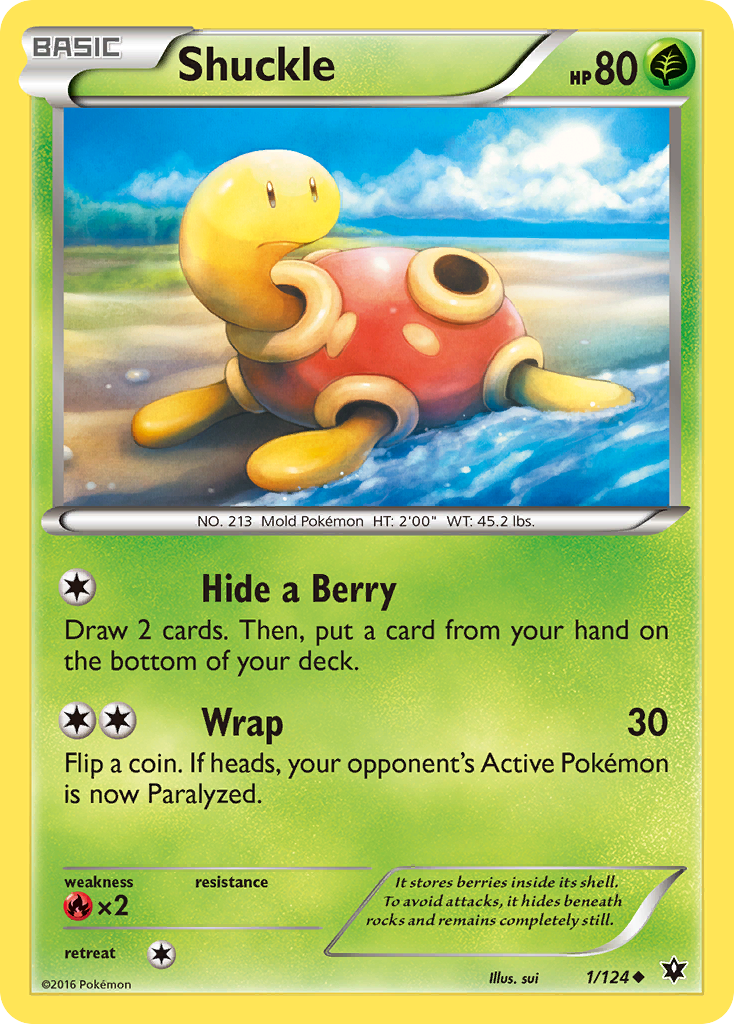 Shuckle (1/124) [XY: Fates Collide] | Odin's Place