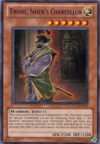 Enishi, Shien's Chancellor (Purple) [DL12-EN009] Rare | Odin's Place