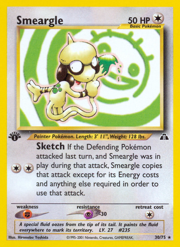 Smeargle (30/75) [Neo Discovery 1st Edition] | Odin's Place