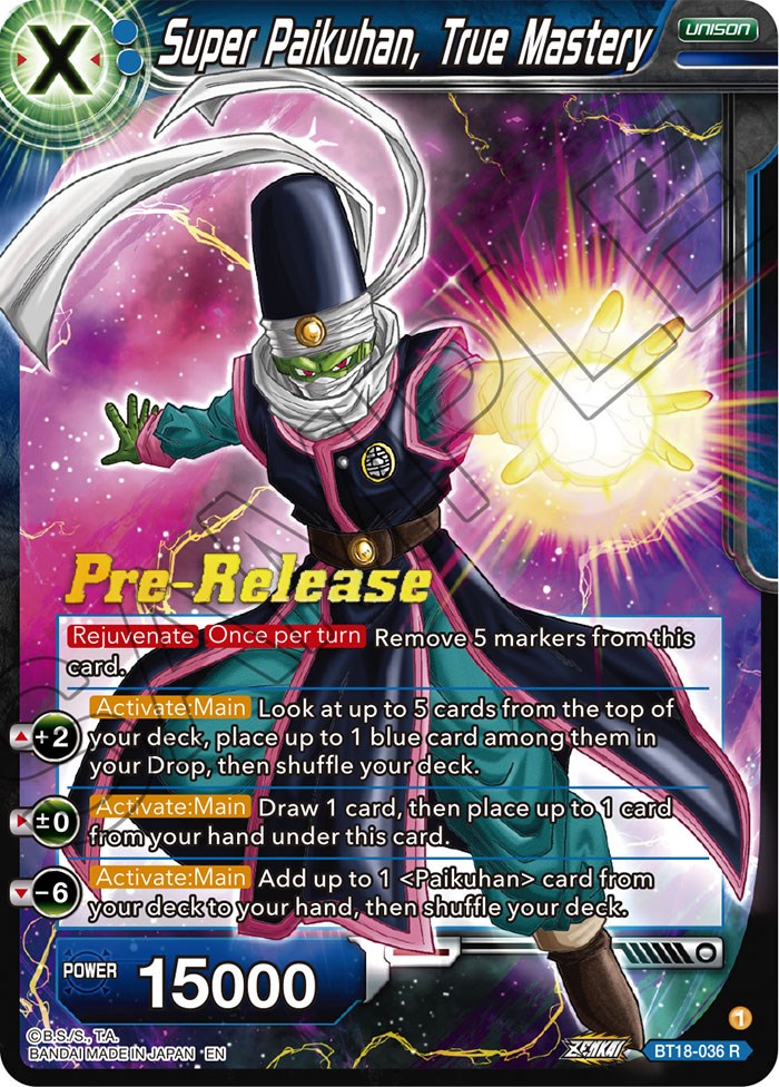 Super Paikuhan, True Master (BT18-036) [Dawn of the Z-Legends Prerelease Promos] | Odin's Place