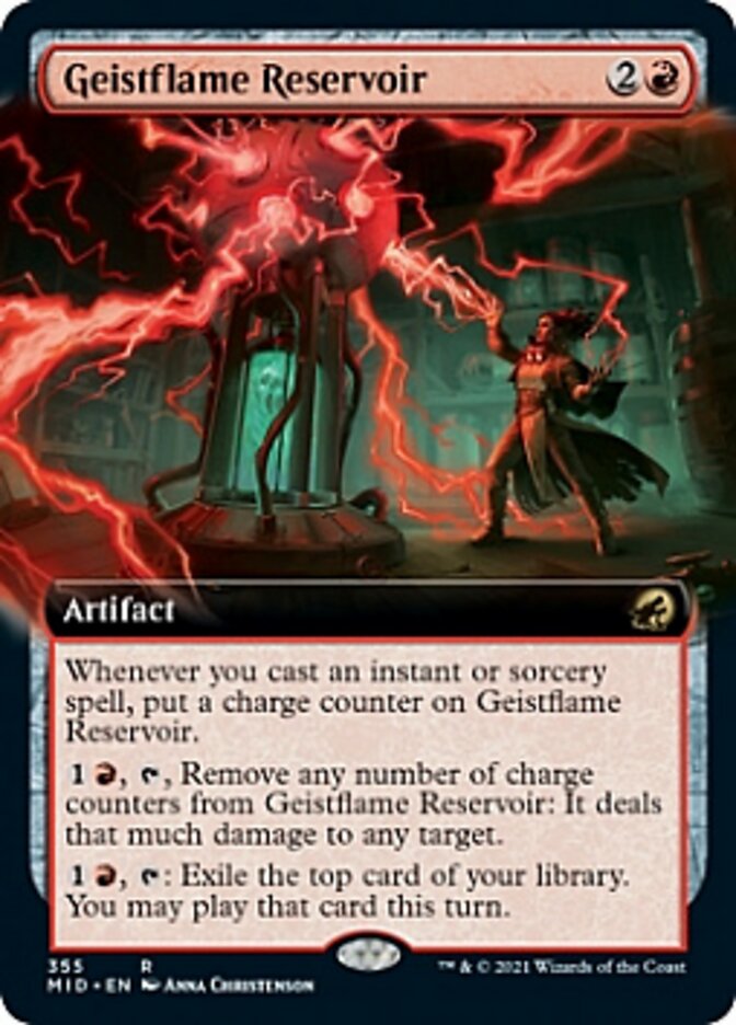 Geistflame Reservoir (Extended Art) [Innistrad: Midnight Hunt] | Odin's Place
