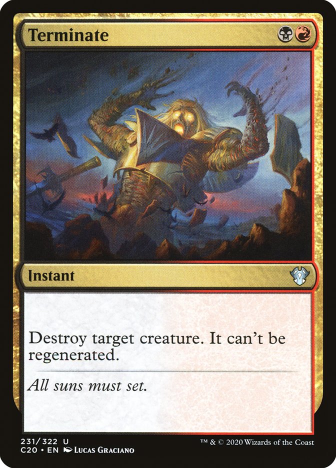 Terminate [Commander 2020] | Odin's Place