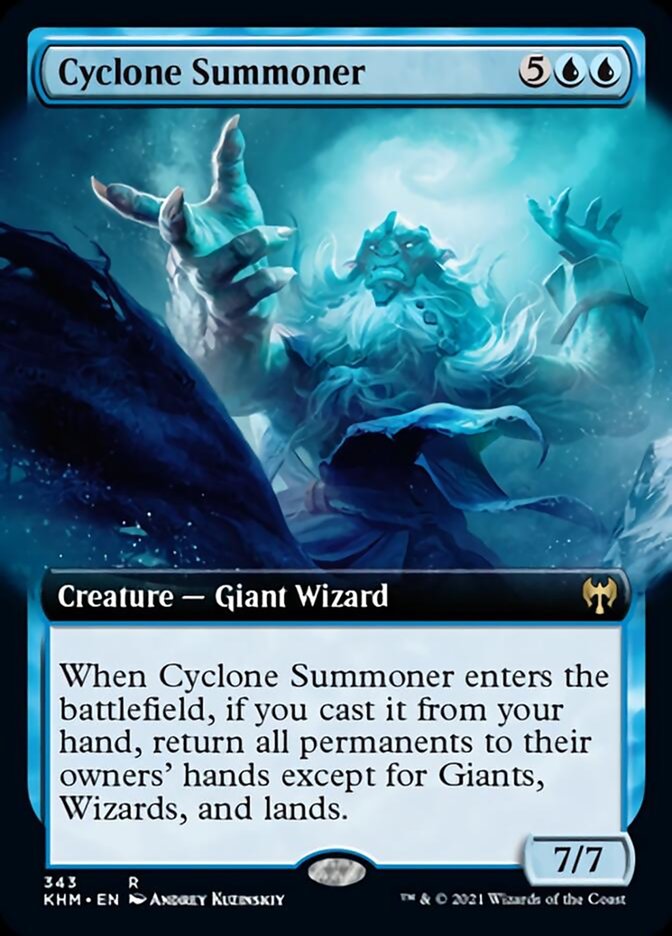 Cyclone Summoner (Extended Art) [Kaldheim] | Odin's Place