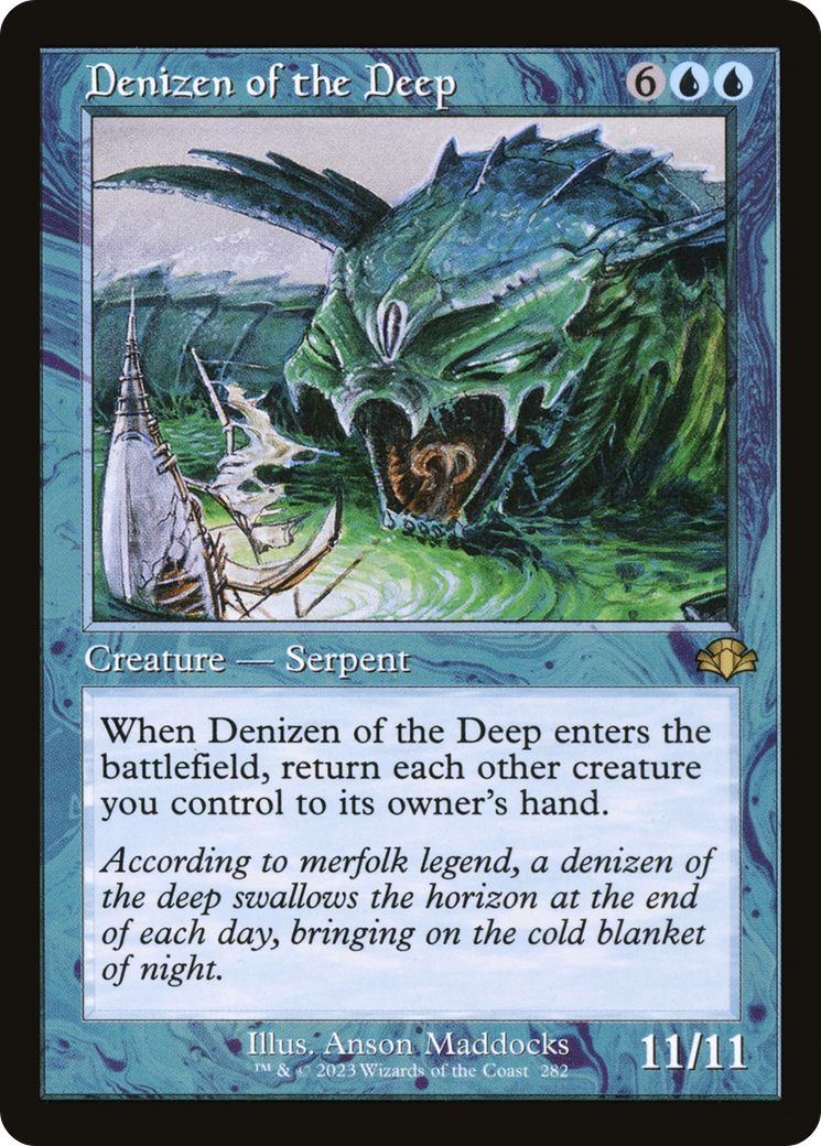 Denizen of the Deep (Retro) [Dominaria Remastered] | Odin's Place