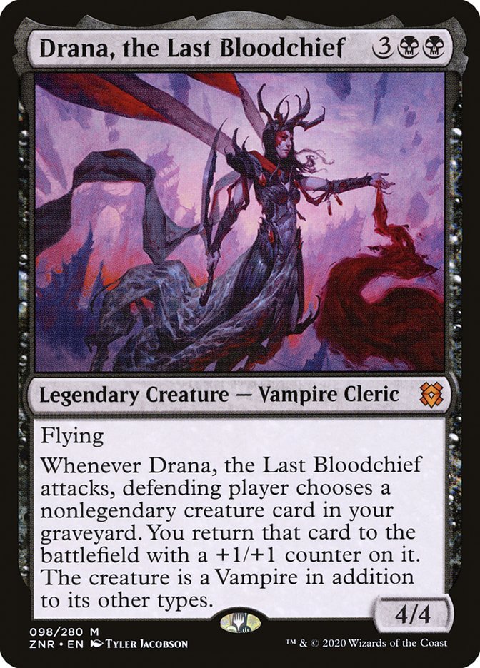 Drana, the Last Bloodchief [Zendikar Rising] | Odin's Place
