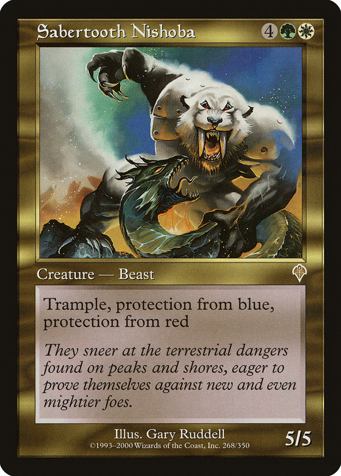 Sabertooth Nishoba (268) [Invasion] | Odin's Place
