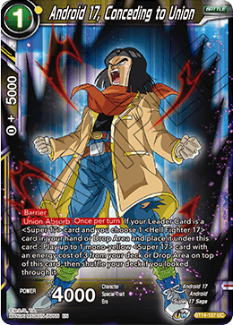 Android 17, Conceding to Union (BT14-107) [Cross Spirits] | Odin's Place