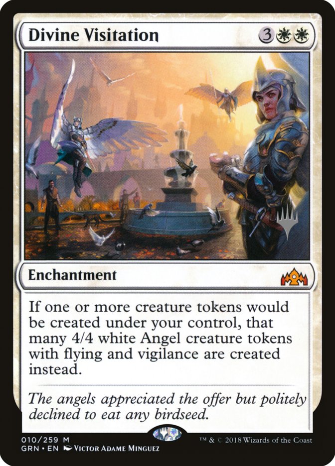 Divine Visitation (Promo Pack) [Guilds of Ravnica Promos] | Odin's Place