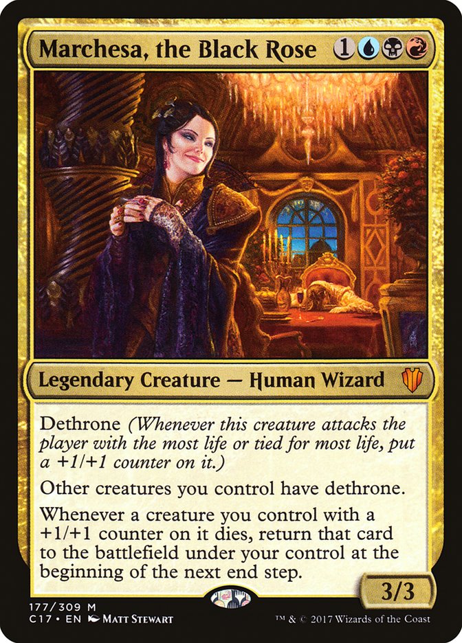 Marchesa, the Black Rose (177) [Commander 2017] | Odin's Place