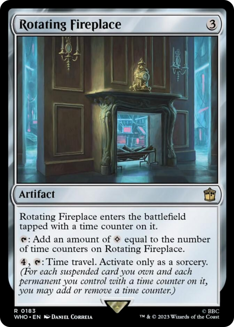 Rotating Fireplace [Doctor Who] | Odin's Place