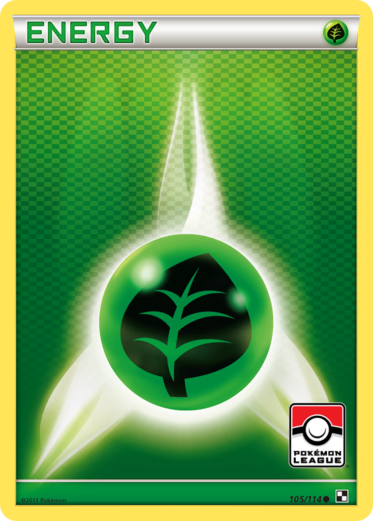 Grass Energy (105/114) [Black & White: Base Set] | Odin's Place