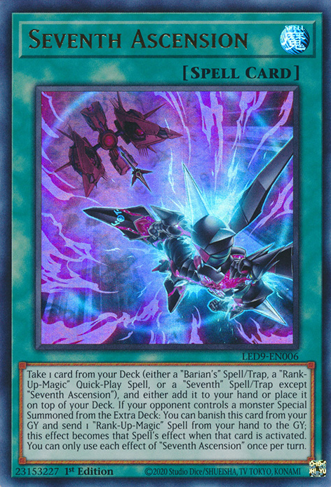Seventh Ascension [LED9-EN006] Ultra Rare | Odin's Place