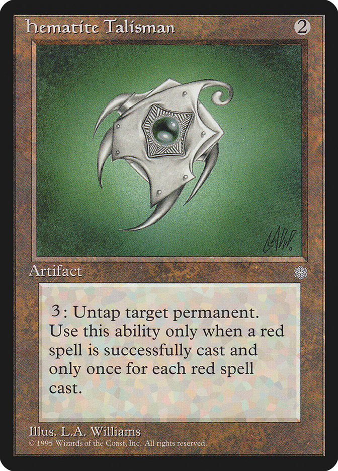 Hematite Talisman (320) [Ice Age] | Odin's Place