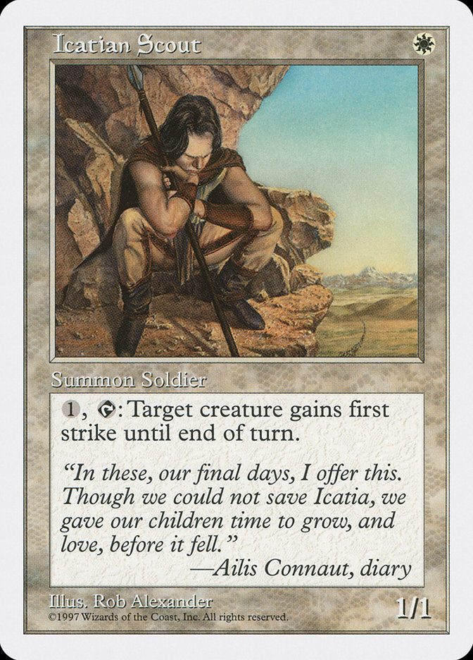 Icatian Scout (37) [Fifth Edition] | Odin's Place