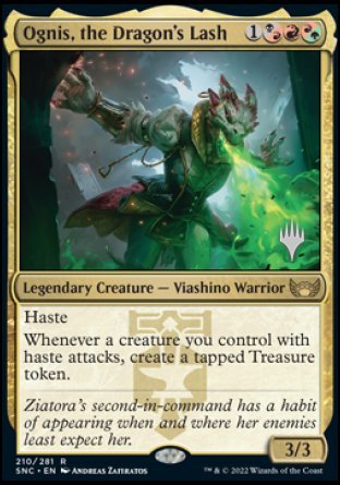 Ognis, the Dragon's Lash (Promo Pack) [Streets of New Capenna Promos] | Odin's Place