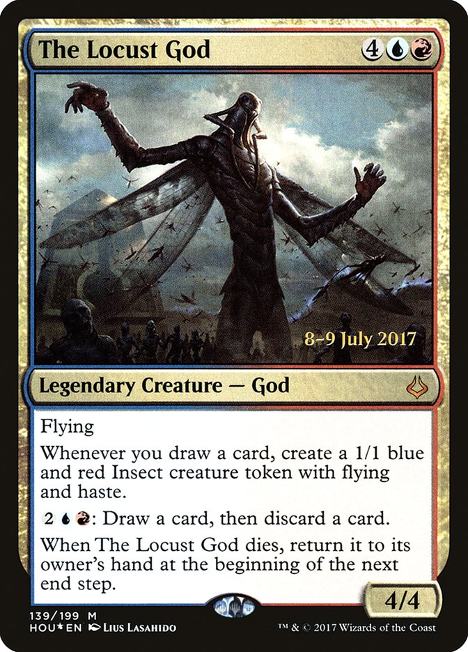 The Locust God (139) [Hour of Devastation Prerelease Promos] | Odin's Place