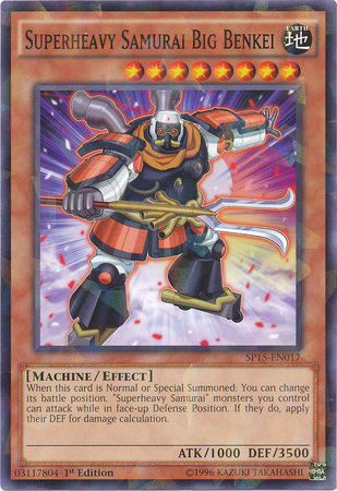 Superheavy Samurai Big Benkei [SP15-EN017] Shatterfoil Rare | Odin's Place