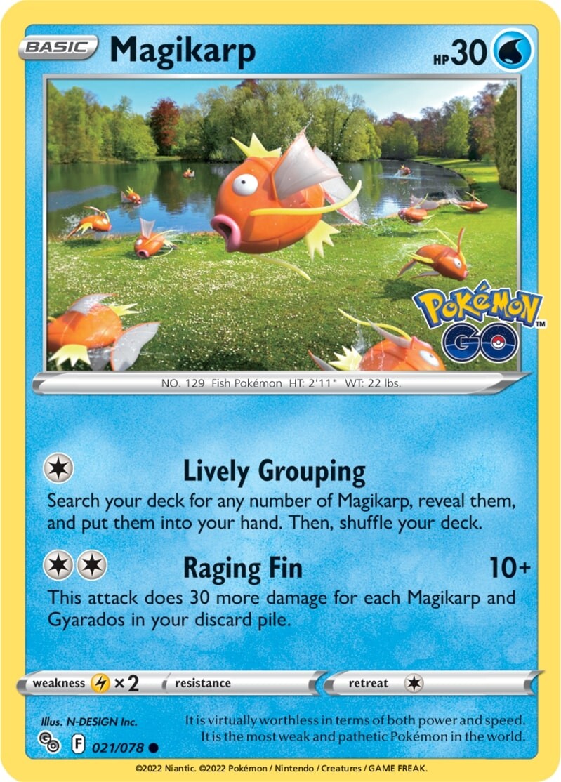 Magikarp (021/078) [Pokémon GO] | Odin's Place