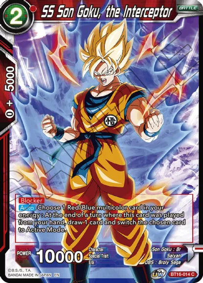 SS Son Goku, the Interceptor (BT16-014) [Realm of the Gods] | Odin's Place