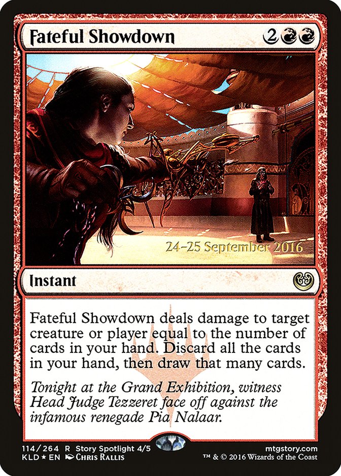 Fateful Showdown (114) [Kaladesh Prerelease Promos] | Odin's Place