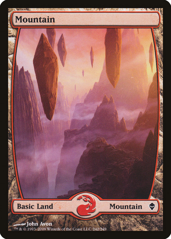 Mountain (242) [Zendikar] | Odin's Place