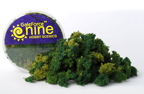 Gale Force 9 Miniatures Tools: Hobby Round Summer 3 Color Clump Foliage | Odin's Place
