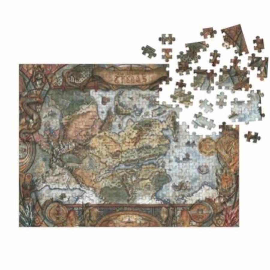 1000 Piece Puzzle: Dragon Age: Map of Thedas | Odin's Place