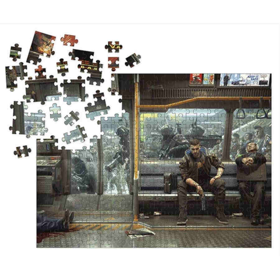 Cyberpunk 2077 Metro Life Jigsaw Puzzle | Odin's Place