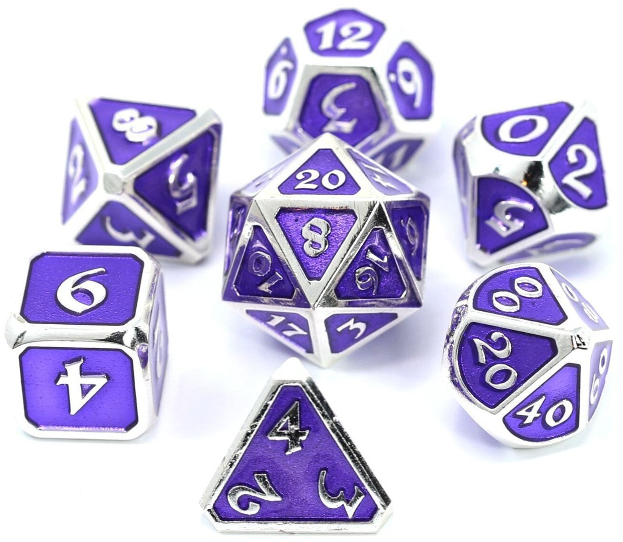 Die Hard Metal Platinum Amethyst Poly 7 Set | Odin's Place