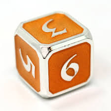 Die Hard Dice Mythica Platinum Citrine Poly 7 Set | Odin's Place