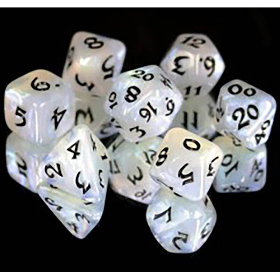 Die Hard Dice Elessia Kybr Peace with White Poly 7 Set | Odin's Place