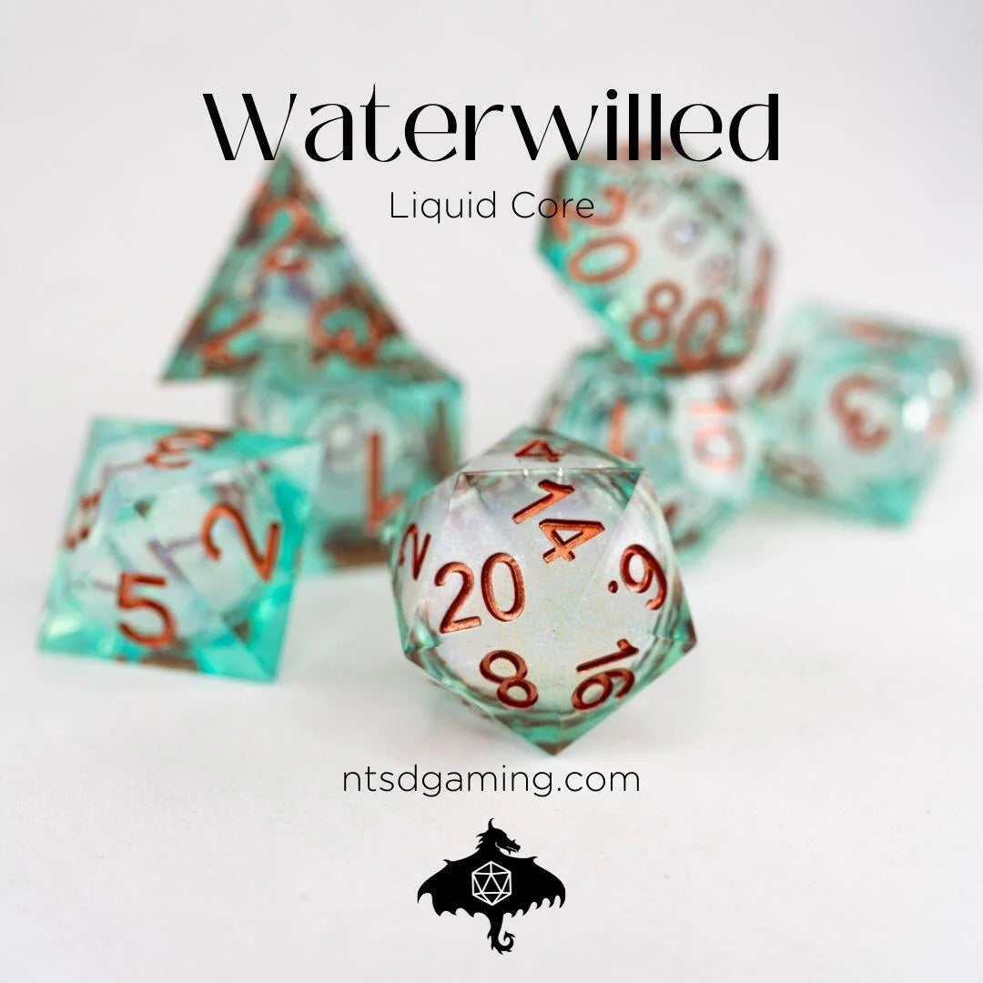 NTSD Liquid Core Dice Sets, Assorted Styles | Odin's Place