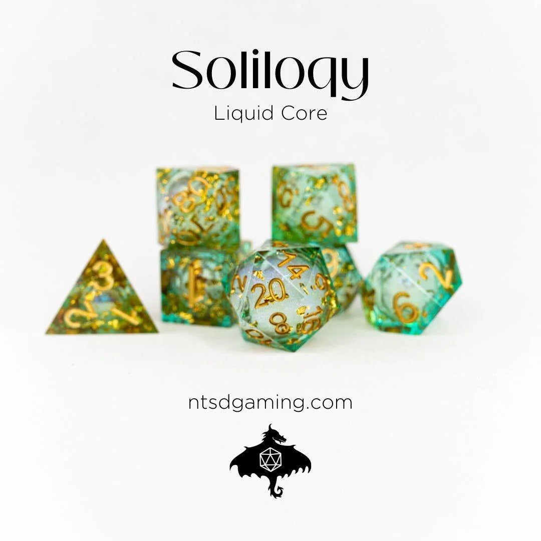NTSD Liquid Core Dice Sets, Assorted Styles | Odin's Place