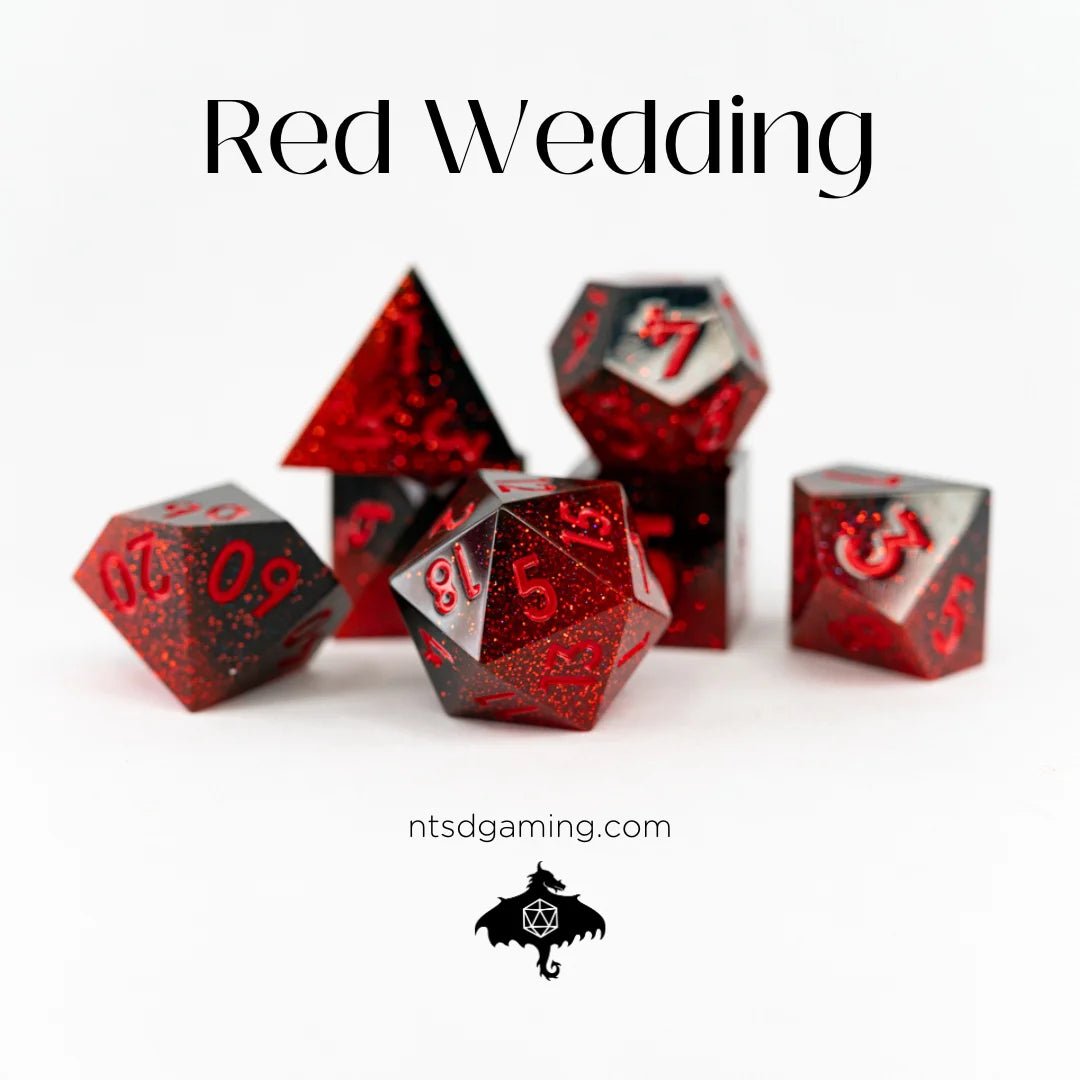 NTSD Sharp-Edged Dice in Test Tube, Assorted Styles | Odin's Place