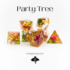 NTSD Sharp-Edged Dice in Test Tube, Assorted Styles | Odin's Place