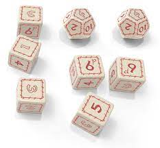 The One Ring RPG: White Dice Set | Odin's Place