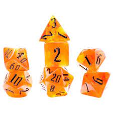 RPG Dice Set (7): Fire Nebula | Odin's Place