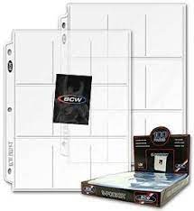 BCW 9 Pocket Protective Pages | Odin's Place