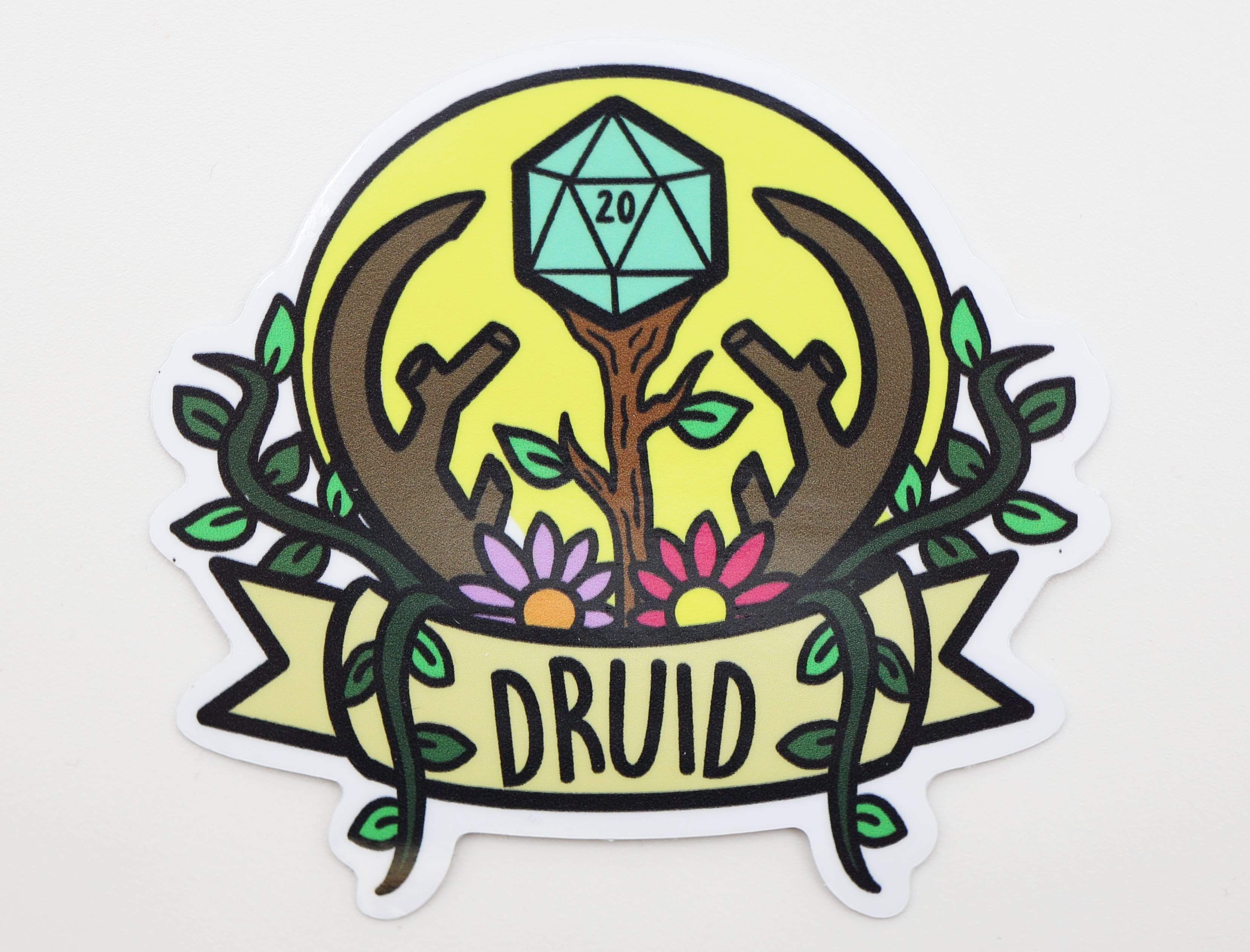 Foam Brain Banner Sticker: Druid | Odin's Place