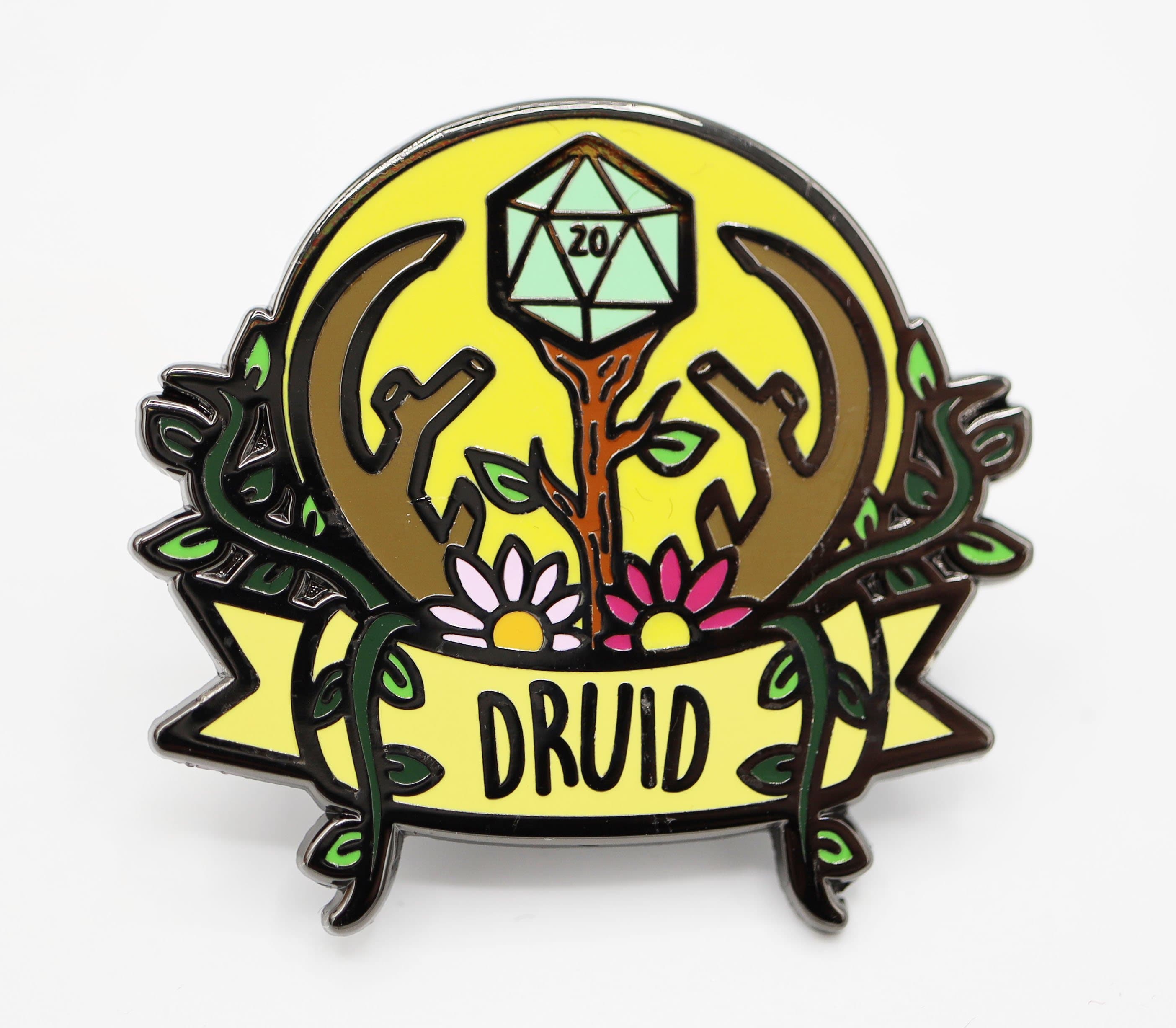 Foam Brain Pin: Class Banner Druid | Odin's Place