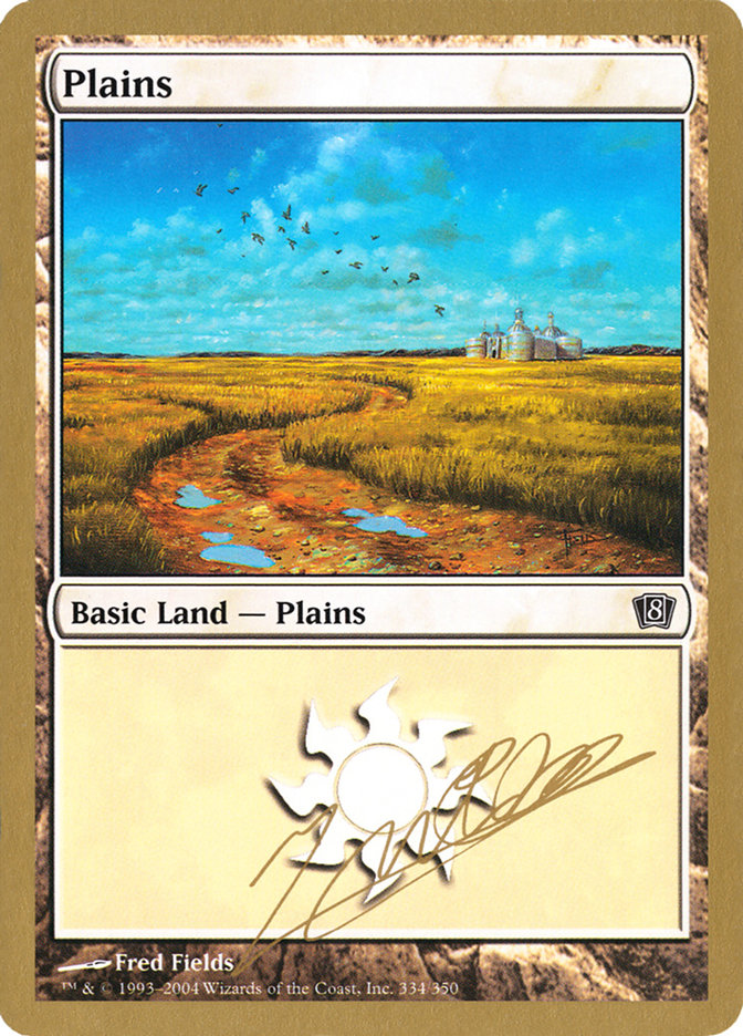 Plains (jn334) (Julien Nuijten) [World Championship Decks 2004] | Odin's Place