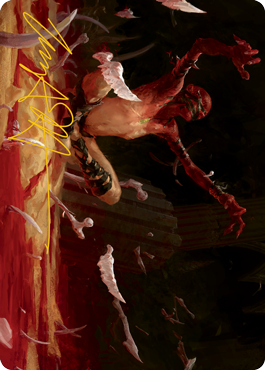 Bone Shards Art Card (Gold-Stamped Signature) [Modern Horizons 2 Art Series] | Odin's Place