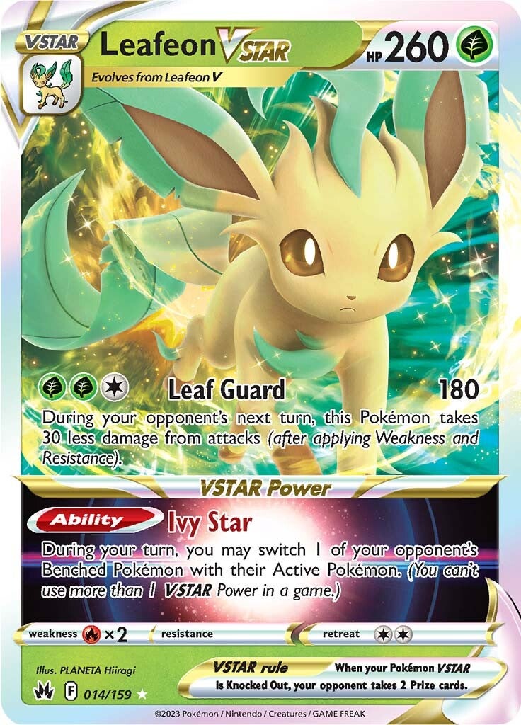 Leafeon VSTAR (014/159) [Sword & Shield: Crown Zenith] | Odin's Place