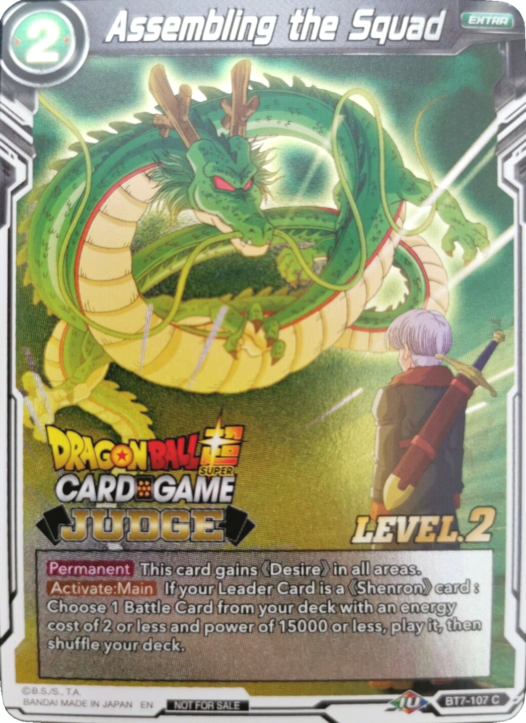 Assembling the Squad (Level 2) (BT7-107) [Judge Promotion Cards] | Odin's Place