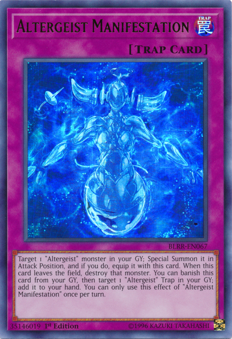 Altergeist Manifestation [BLRR-EN067] Ultra Rare | Odin's Place