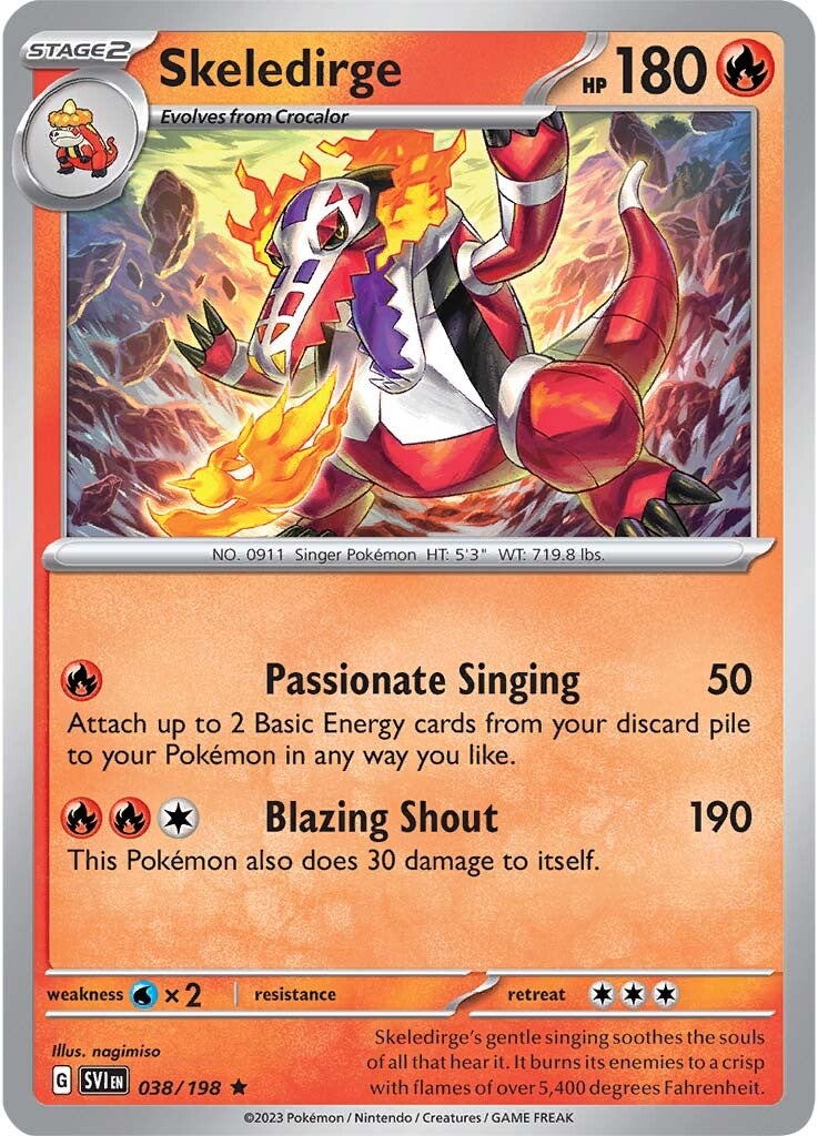 Skeledirge (038/198) [Scarlet & Violet: Base Set] | Odin's Place