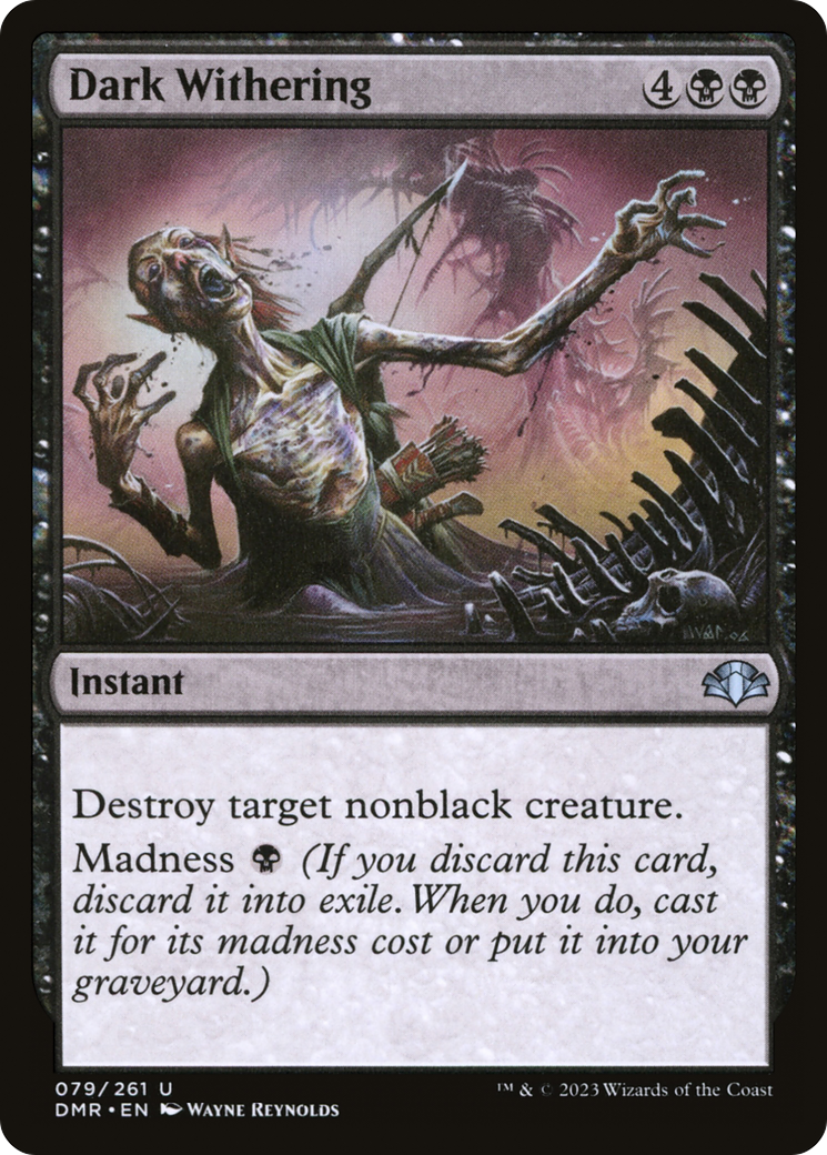 Dark Withering [Dominaria Remastered] | Odin's Place