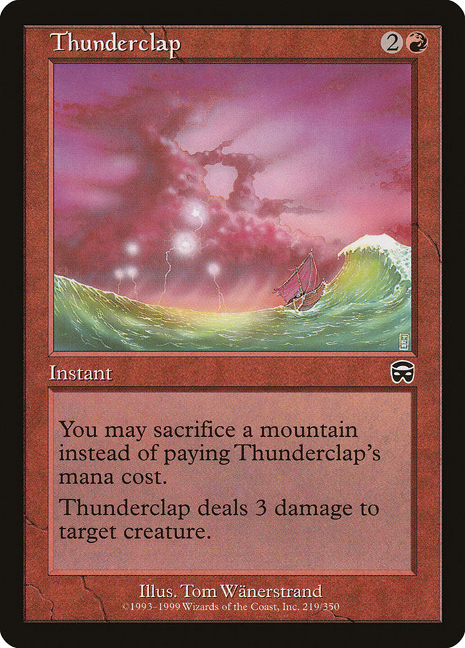 Thunderclap (219) [Mercadian Masques] | Odin's Place
